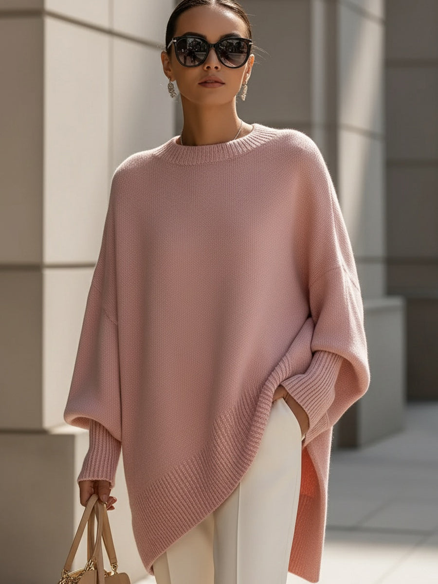Greta | Oversized jumper with a wide neckline