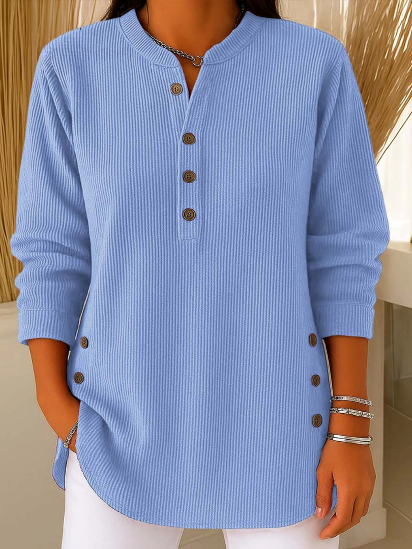 Nell | Henley tunic with buttons