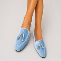 Chloé | Stylowe mokasyny zamszowe