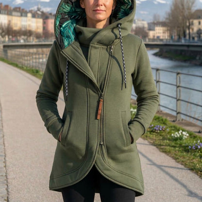 Ann | Warm Hooded Mid-Season Jacket