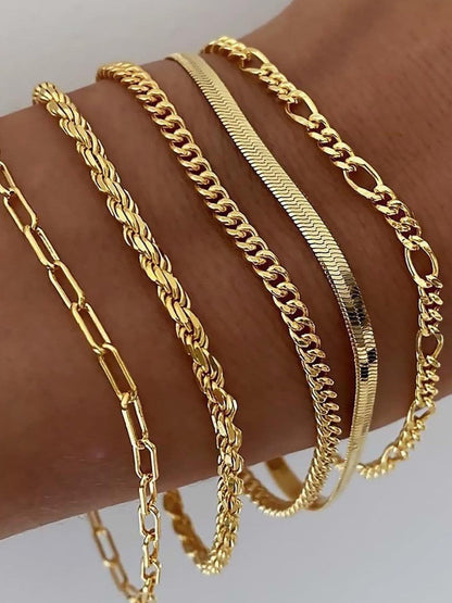 Juna – Bracelet Set | Gold