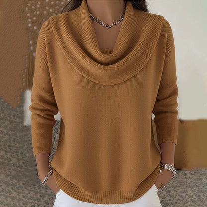 Juliet | Draped-neck jumper