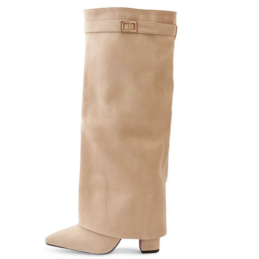 SUEDORA™ | HIGH SUEDE BOOTS