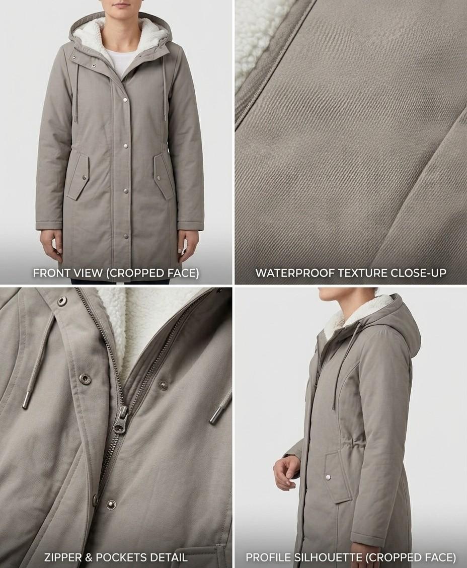 Harriet™ | Cosy Hooded Weatherproof Coat