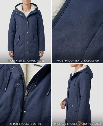 Constance™ | Cosy Hooded Weatherproof Coat