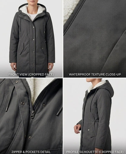 Beatrice™ | Cosy Hooded Weatherproof Coat