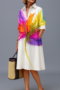 Lydia™ | Elegancka sukienka midi