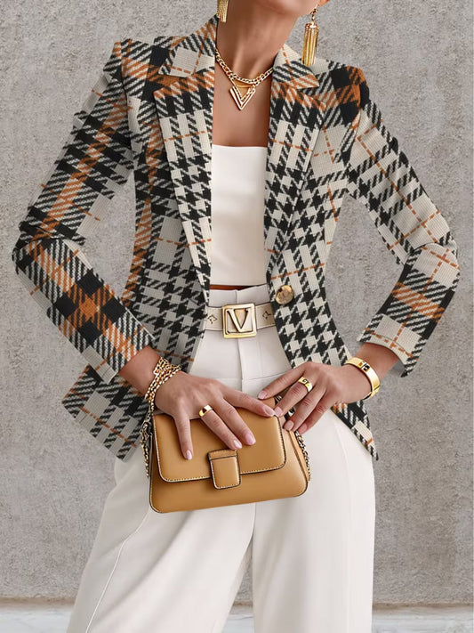 Ghislaine | Houndstooth Blazer