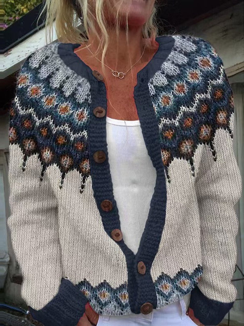 KARA | VINTAGE ICELANDIC CARDIGAN
