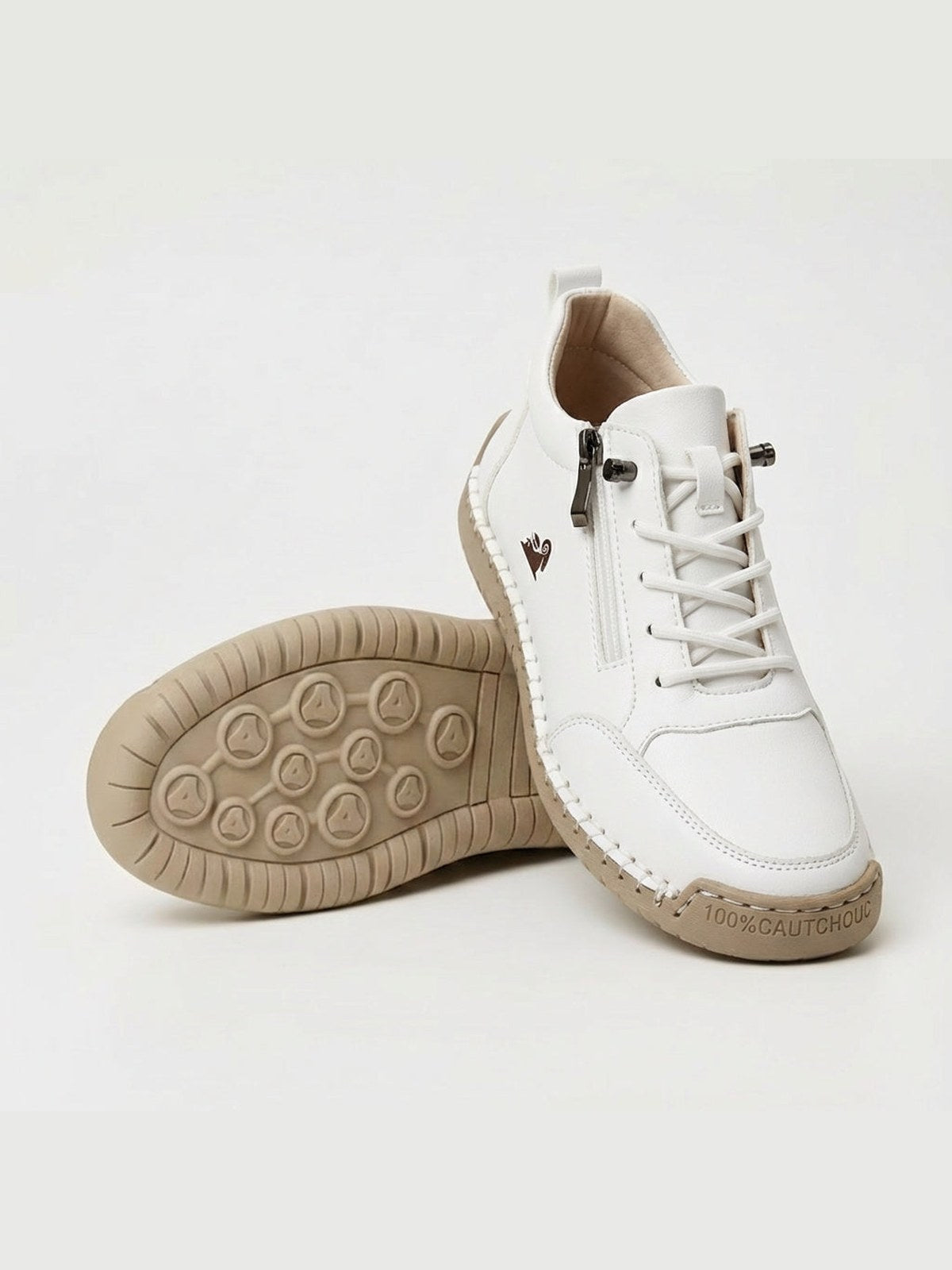 Mila — Comfortable Trainers with side zip