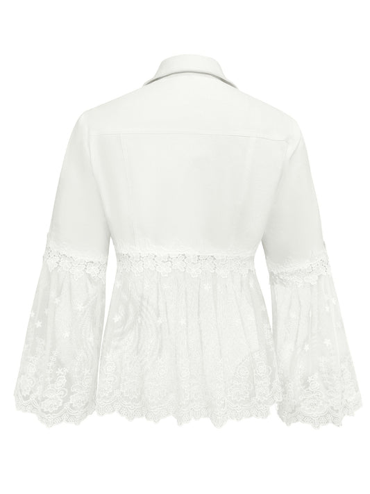 Sunnelace | Lace Panel Jacket
