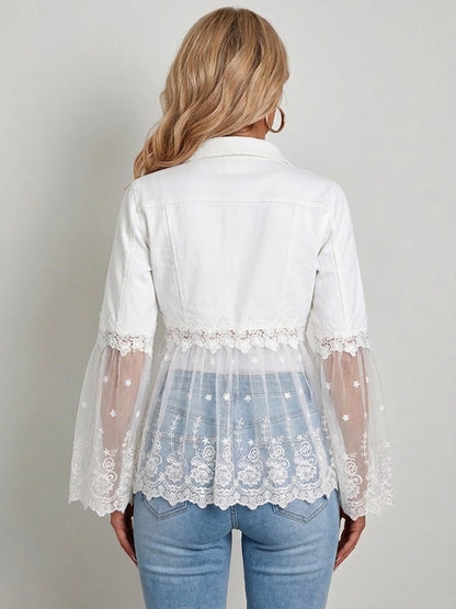 Sunnelace | Lace Panel Jacket