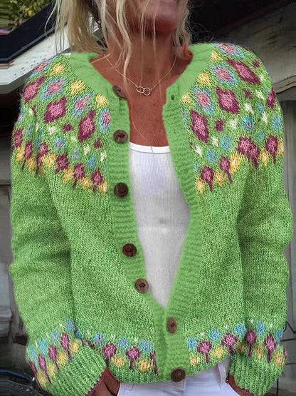RUBY | VINTAGE ICELANDIC CARDIGAN