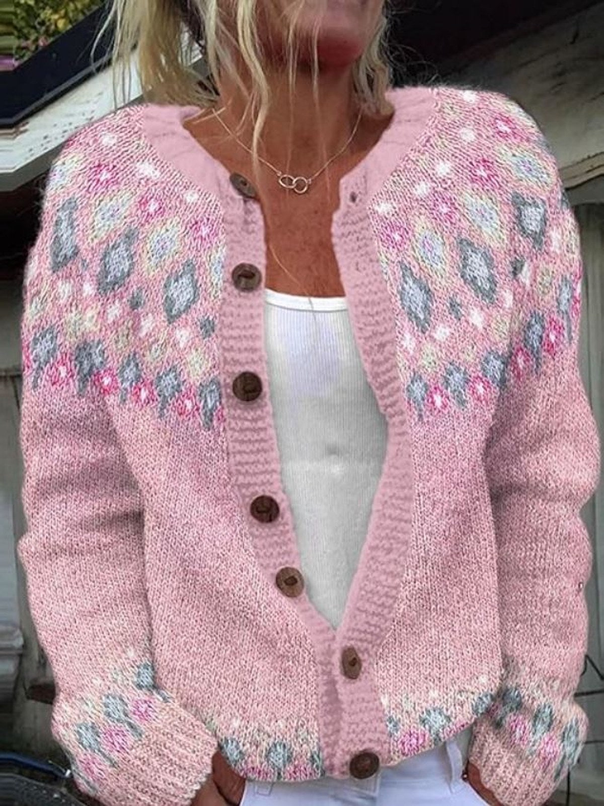 SOFIE | PINK COMFORT CARDIGAN